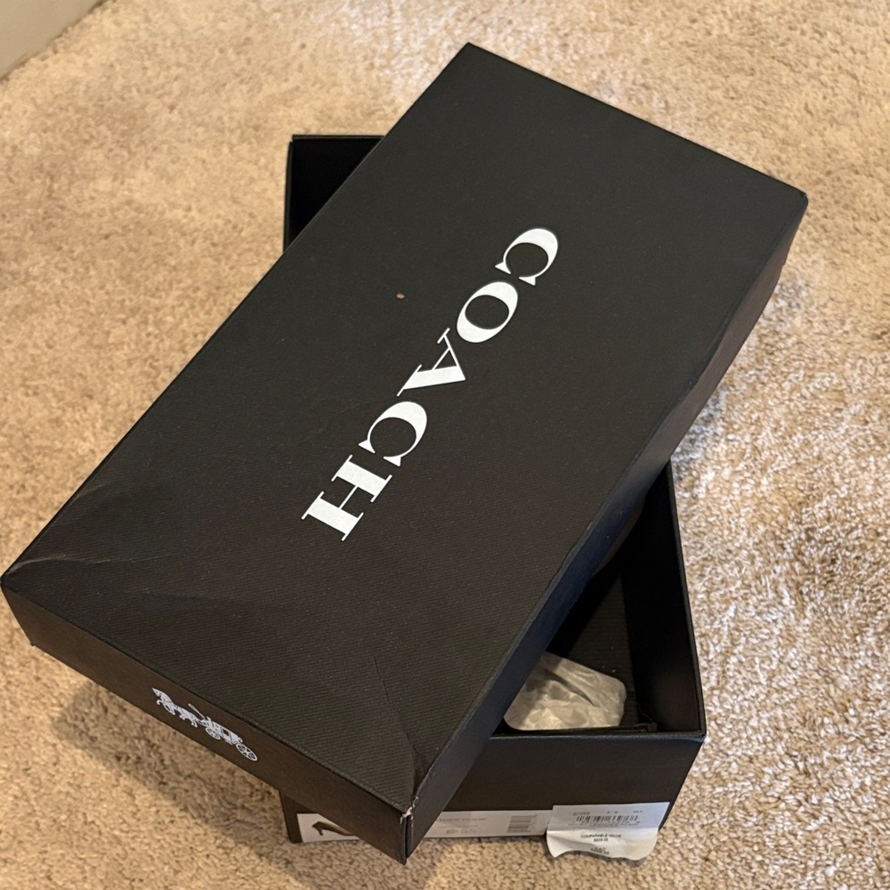 Coach Classic Black Leather Heels - Picture 9 of 9